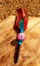 Load image into Gallery viewer, "Pride of Africa" Queen Jamila Faux Feather Pen
