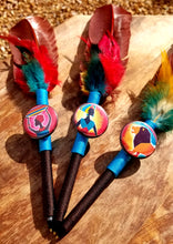 Load image into Gallery viewer, "Pride of Africa" Queen Jamila Faux Feather Pen