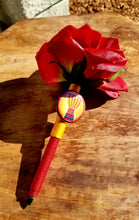 Load image into Gallery viewer, "Pride of Africa" African Chalice Faux Flower Pen