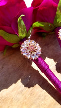Load image into Gallery viewer, "Magenta Magick" Faux Flower Pen