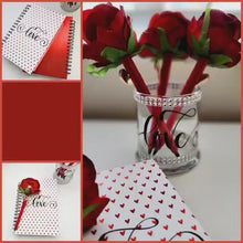 Load and play video in Gallery viewer, "Love" Handmade Journal