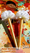 Load image into Gallery viewer, "Mini Mums" Faux Flower Pen