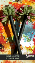 Load image into Gallery viewer, "Mini Mums" Faux Flower Pen