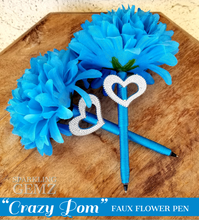 Load image into Gallery viewer, "Crazy Pom" Faux Flower Pen