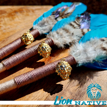 Load image into Gallery viewer, "Native Lion" Faux Feather Pen