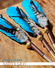 Load image into Gallery viewer, "Native Lion" Faux Feather Pen