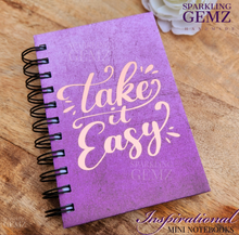 Load image into Gallery viewer, "Grunge" Inspirational Mini Notebook