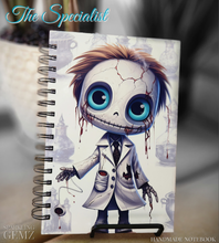 Load image into Gallery viewer, "Spooky Series" Handmade Notebook