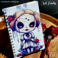 Load image into Gallery viewer, "Spooky Series" Handmade Notebook