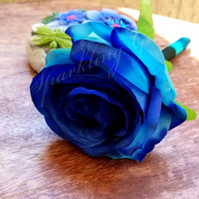 Load image into Gallery viewer, "Blue Ombre" Faux Flower Pen