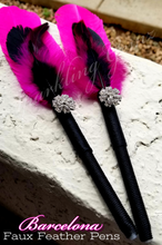 Load image into Gallery viewer, "Barcelona" Faux Feather Pen