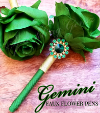 Load image into Gallery viewer, "Gemini" Faux Flower Pen