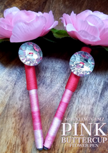 Load image into Gallery viewer, "Pink Buttercup" Faux Flower Pen
