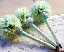 Load image into Gallery viewer, "Honeydew Pom" Flower Pen