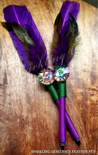 Load image into Gallery viewer, "Carnival" Faux Feather Pen