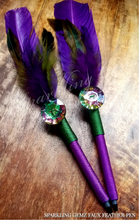 Load image into Gallery viewer, "Carnival" Faux Feather Pen