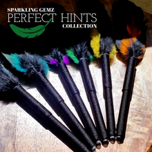 Load image into Gallery viewer, Perfect Hints "Black" Faux Feather Pen
