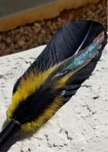 Load image into Gallery viewer, Perfect Hints "Yellow" Faux Feather Pen