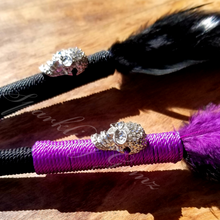 Load image into Gallery viewer, "Skull Bling" Faux Feather Pen