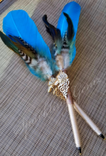 Load image into Gallery viewer, "Native Wolf" Faux Feather Pen