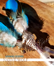 Load image into Gallery viewer, "Native Wolf" Faux Feather Pen
