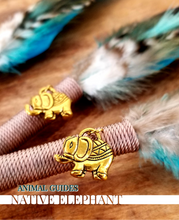 Load image into Gallery viewer, "Native Elephant" Faux Feather Pen