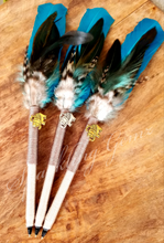 Load image into Gallery viewer, "Native Elephant" Faux Feather Pen