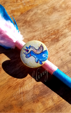 Load image into Gallery viewer, "Sandee" Sweet Dreams Faux Feather Pen