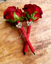 Load image into Gallery viewer, "Forever Love" Faux Flower Pen