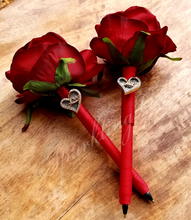 Load image into Gallery viewer, "Forever Love" Faux Flower Pen