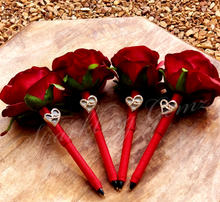 Load image into Gallery viewer, "Forever Love" Faux Flower Pen