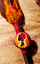 Load image into Gallery viewer, "Pride of Africa" Queen Nadira Faux Feather Pen
