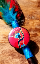 Load image into Gallery viewer, "Pride of Africa" Queen Habibah Faux Feather Pen