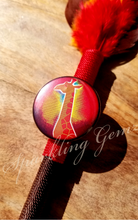 Load image into Gallery viewer, "Pride of Africa" African Giraffe Faux Feather Pen