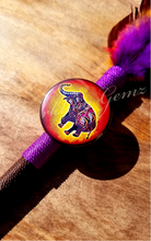 Load image into Gallery viewer, "Pride of Africa" Mandala Elephant Faux Feather Pen