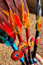 Load image into Gallery viewer, "Pride of Africa" Queen Layla Faux Feather Pen