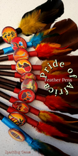 Load image into Gallery viewer, "Pride of Africa" Queen Nadira Faux Feather Pen