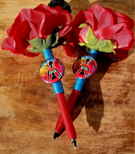 Load image into Gallery viewer, "Pride of Africa" Queen Safiya Faux Flower Pen