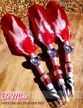 Load image into Gallery viewer, "Conversations" Faux Feather Pen