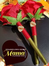 Load image into Gallery viewer, "Mama" Faux Flower Pen