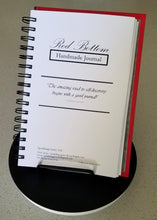 Load image into Gallery viewer, "Red Bottom" Handmade Journal