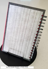 Load image into Gallery viewer, "Red Bottom" Handmade Journal