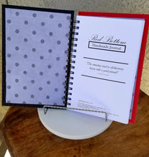 Load image into Gallery viewer, "Red Bottom" Handmade Journal