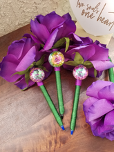 Load image into Gallery viewer, "The Mardi Gras" Faux Flower Pen