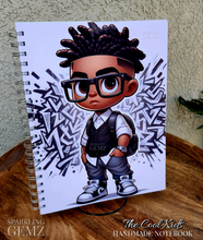 Load image into Gallery viewer, &quot;The Cool Kids ~ Boys&quot; Handmade Subject Notebook
