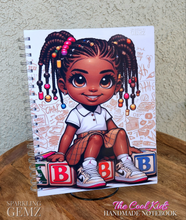 Load image into Gallery viewer, &quot;The Cool Kids ~ Girls&quot; Handmade Subject Notebook
