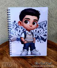 Load image into Gallery viewer, &quot;The Cool Kids ~ Boys&quot; Handmade Subject Notebook
