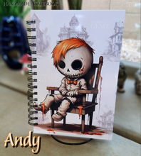 Load image into Gallery viewer, &quot;Spooky Series&quot; Handmade Notebook
