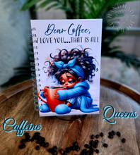 Load image into Gallery viewer, &quot;Caffeine Queens&quot; Handmade Journal
