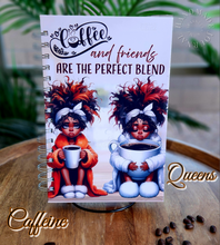 Load image into Gallery viewer, &quot;Caffeine Queens&quot; Handmade Journal
